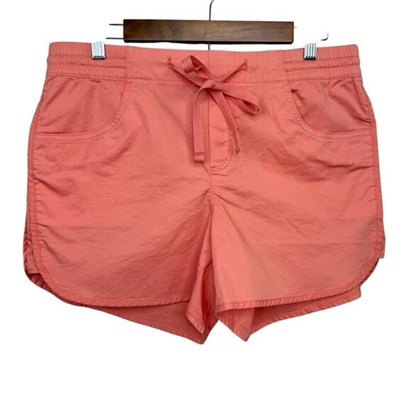 NWT EDDIE BAUER Women's Aspire Pull-On Dusty Coral Outdoor Shorts Sz 10 - Picture 3 of 16